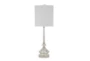 29 Inch Clear Crystal Genie Base Buffet Table Lamp - Signature