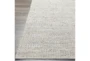 5'x7'5" Rug-Leather And Cotton Grid Pale Blue - Material