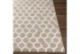 5'x7'5" Rug-Viscose/Hide Honeycomb Taupe - Material