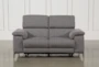 Talin Grey 68" Power Reclining Loveseat With USB - Front