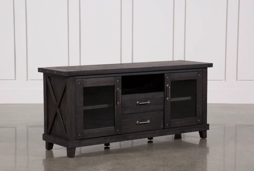 Jaxon 68 Inch TV Stand With Glass Doors - 360