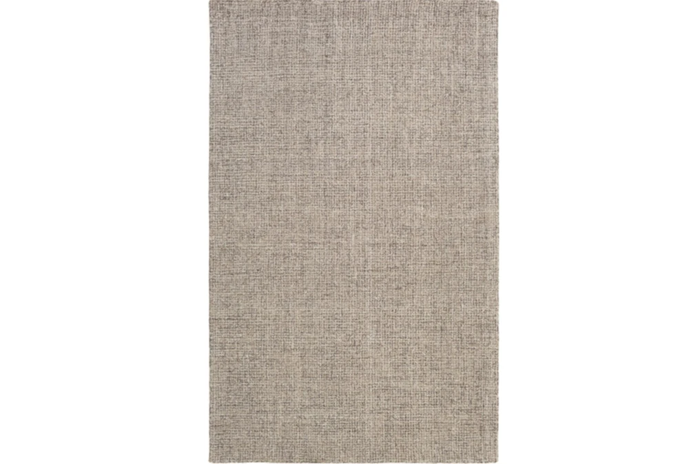 8'x10' Rug-Berber Tufted Wool Gray