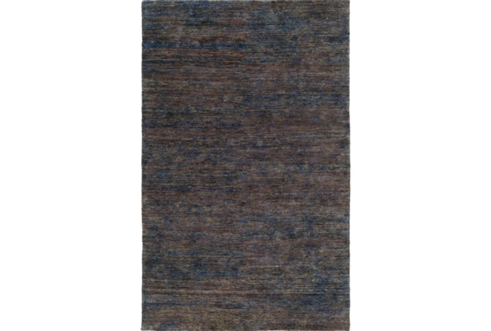 5'x7'5" Rug-Neimon Hand Knotted Jute Navy/Brown