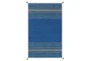 2'x3' Rug-Tassel Cotton Flatweave Blue - Signature