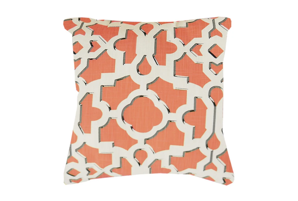 Accent Pillow-Island Gate Coral 18X18
