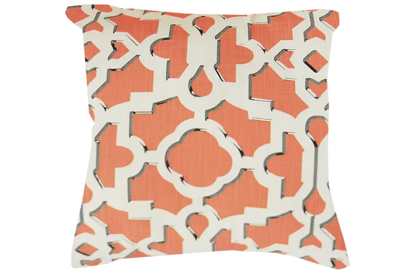 Accent Pillow-Island Gate Coral 18X18 - 360