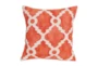 Accent Pillow-Faded Clover Coral 18X18 - Signature