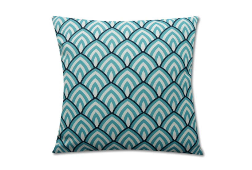 Accent Pillow-Deco Peaks Teal 18X18 - 360