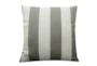 Accent Pillow-Wide Stripe Grey 18X18 - Signature