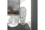 Silver Decorative Vase Small - Room