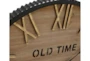 Wood Metal Wall Clock - Detail