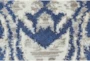 7'8"x11' Rug-Royal Blue Kaleidoscope Damask - Detail
