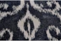 10'x13'1" Rug-Black And Ivory Scroll - Detail
