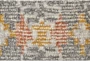 8'x11' Rug-Orange And Gold Diamond Native Print - Detail