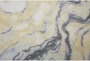 10'x13'1" Rug-Grey And Yellow Marbled Swirl - Detail