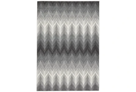 10'x13'1" Rug-Charcoal Ombre Flamestitch