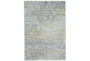 5'x8' Rug-Spa And Green Distressed Tribal Pattern - Signature