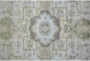10'x13'1" Rug-Spa And Green Global Traditional Pattern - Detail
