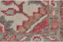 2'x3' Rug-H& Knotted Saturated Red & Charcoal Traditional - Detail