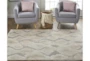 5'3"x7'5" Rug-Pewter And Cream Ikat - Room