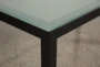 Ina Matte Black 60 Inch Dining Table W/Frosted Glass - Default