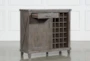 Jaxon Grey Wine Cabinet - Side