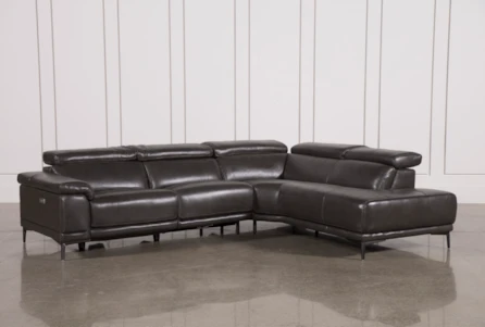 Tatum Dark Grey 2 Piece 116" Sectional With Right Arm Facing Corner Chaise