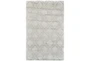 2'x3' Rug-Wool And Bamboo Hand Knotted Ice Blue - Signature