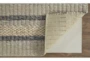 3'5"x5'5" Rug-Natural Textured Wool Stripe - Bottom