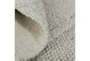 5'x8' Rug-Ivory Textured Wool Grid - Back