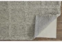 3'5"x5'5" Rug-Grey Textured Wool Grid - Detail