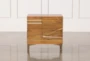 Dean Sand 3 Piece Queen Upholstered Bedroom Set With Talbert Dresser + 2 Drawer Nightstand - Side