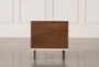 Dean Charcoal 3 Piece Queen Upholstered Bedroom Set With Clark Dresser + 2 Drawer Nightstand - Right