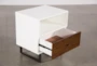 Dean Charcoal 3 Piece Queen Upholstered Bedroom Set With Clark Dresser + 1 Drawer Nightstand - Top