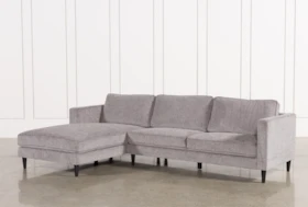 Cosmos Grey 2 Piece 112" Sectional With Left Arm Facing Chaise