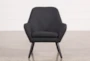 Mercury Dark Grey Accent Chair - Front