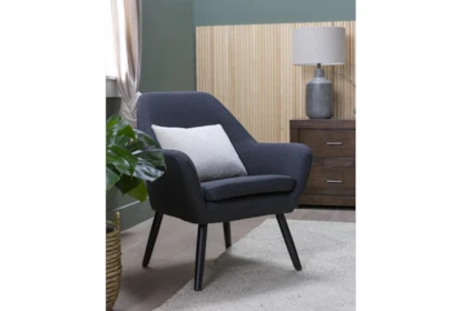 Mercury Dark Grey Accent Chair Living, Dark Grey Accent Chair With Arms
