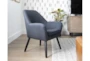 Mercury Dark Grey Accent Chair - Room