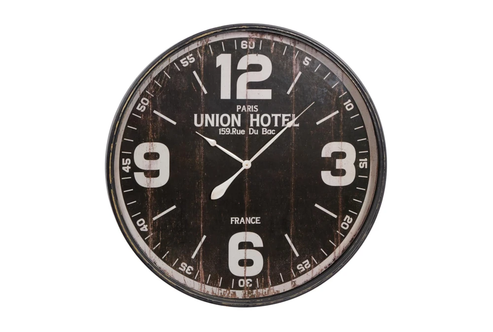 35 Inch Union Hotel Wall Clock