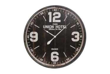 35 Inch Union Hotel Wall Clock