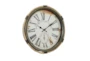 17 Inch Antique De Paris Glass Wall Clock - Material