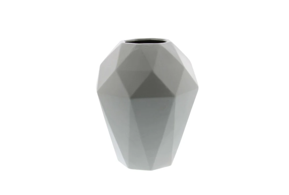 12 Inch Grey Prizm Vase