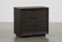 Pierce Espresso 3-Drawer Nightstand With USB & Power Outlets - Signature