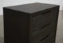 Pierce Espresso 3-Drawer Nightstand With USB & Power Outlets - Top