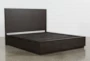 Pierce Espresso King Wood Panel Bed W/Storage - Side