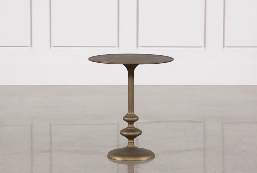 Lily Pedestal Accent Table - 360