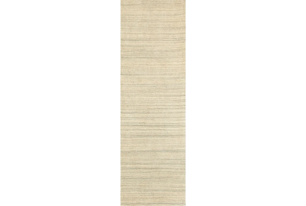 2'5"x8' Rug-Karina Natural Wool Stripe