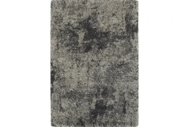 1'9"x3'3" Rug-Beverly Shag Graphite Faded