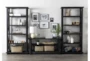 Jaxon 3 Piece Office Set With Desk, Lateral File Cabinet + Bookcase - Room