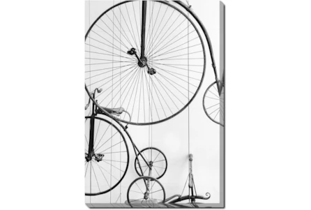 Picture-24X36 Vintage Bicycles Gallery Wrap - Main
